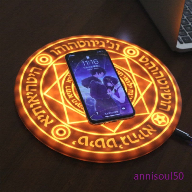 10W Grand Magic Array Wireless Charger Fast Charging Sound Effects LED Toy Gifts