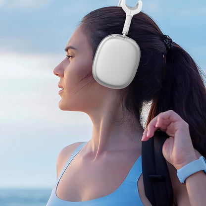 Case for Airpods Max Headphones (2024/2020), 3 in 1 Clear Anti-Scratch & Dust-Proof Ear Cups/Ear Pad Cases/Headband Cover for Apple Airpods Max (Clear)